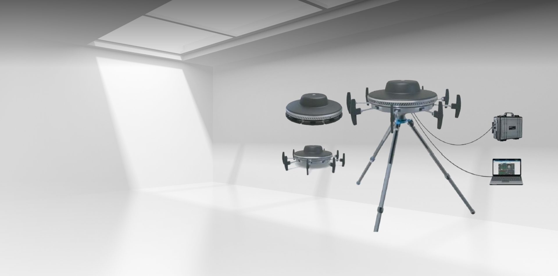 可搬移监测测向系统